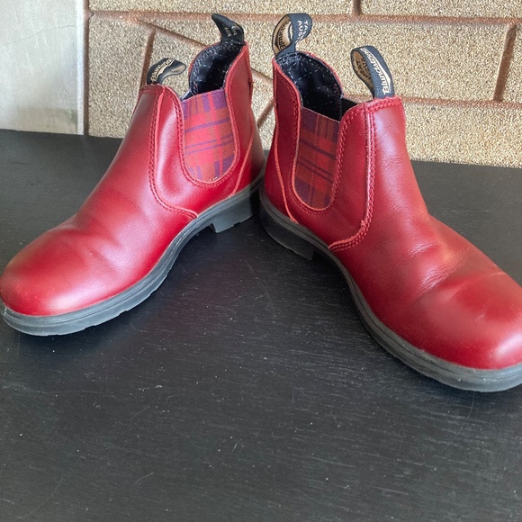 Blundstone With Tartan Chelsea Boots Youth Unisex 3 - Picture 6 of 10
